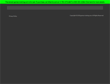 Tablet Screenshot of gomez-training.com